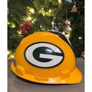 Vintage Green Bay Packers Hard Hat MSA Safety Works NFL Officially Licensed